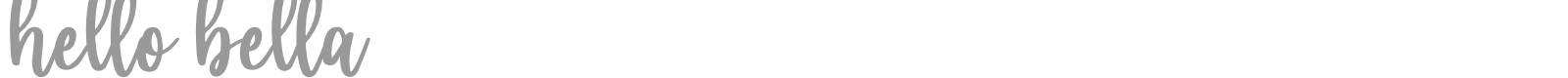 Hello Bella font preview
